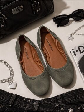 Lucky Brand Gray and Brown Flats for Everyday Comfort